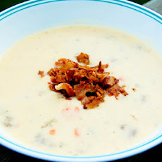 Cheesy Beefy Potato Soup