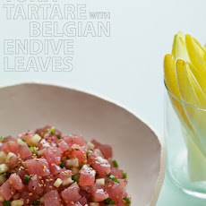 Tuna Tartare with Belgian Endive Leaves