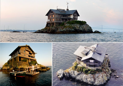 isola inabitata casa