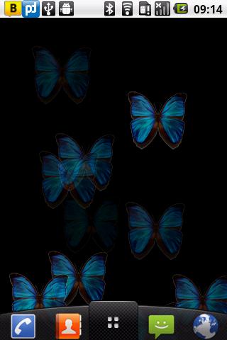 Blue Butterfly Live Wallpaper