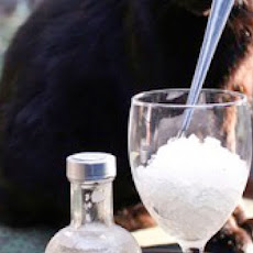 Coconut and Kaffir Lime Balsamic Granita