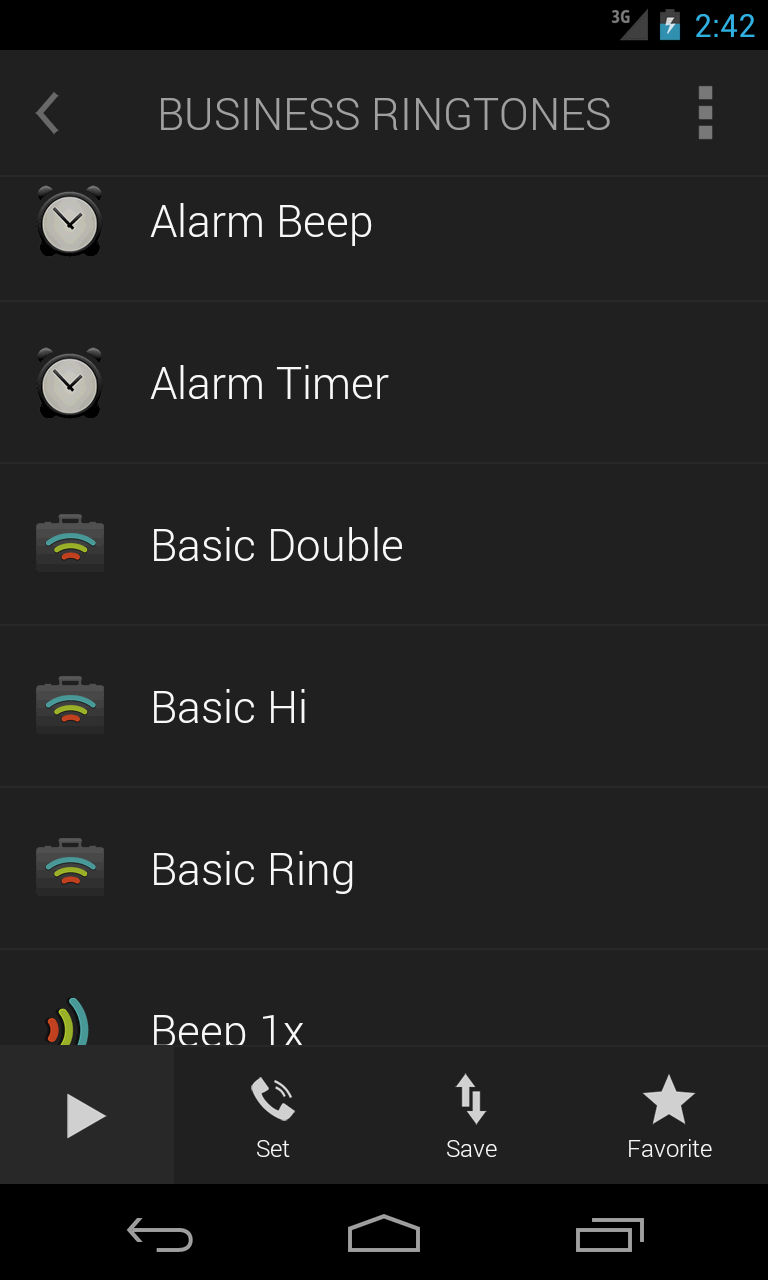Android application Office Phone Ringtones HD screenshort