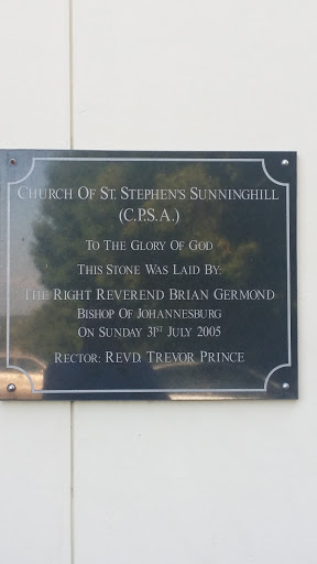 Church of St. Stephen's Sunninghill Corner Stone