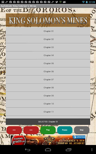 【免費書籍App】Audio: King Solomon's Mines-APP點子