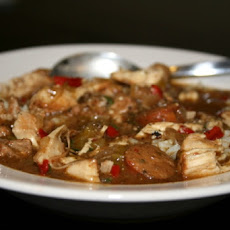 Shrimp, Chicken, and Andouille Gumbo