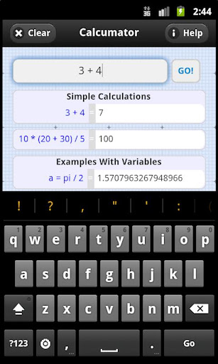 Calcumator Formula Calculator