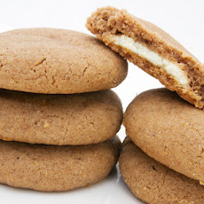 White Chocolate-Filled Biscoff Cookies