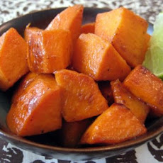Honey and Whisky Glazed Sweet Potatoes