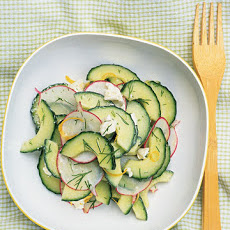 Cucumber Salad with Radish and Dill