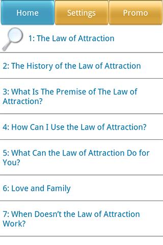 【免費生產應用App】Law of Attraction-APP點子