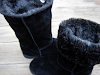 Botas Con Corderito Tipo Ugg Abrigada Gamuza Por