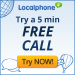 cheap international calls, Localphone