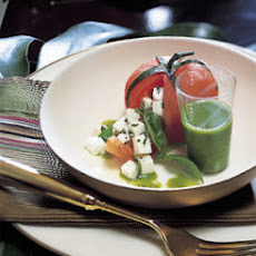 Tomatoes Stuffed with Fresh Mozzarella and Basil