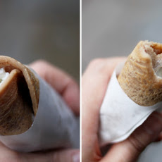 Tuscan Chestnut Crepes with Ricotta (Necci)