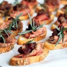 Spiced Pork Tenderloin Crostini