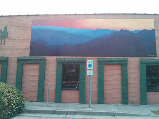 Backpacker Mountain Mural