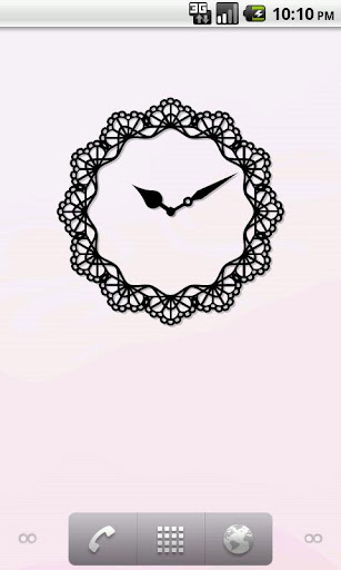 Lace Clock