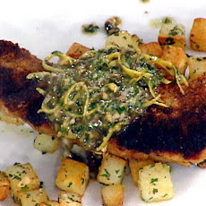 Pan-Seared Shad Roe with a Brown Butter Sauce