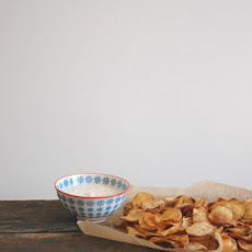 Baked Potato Chips + Dip