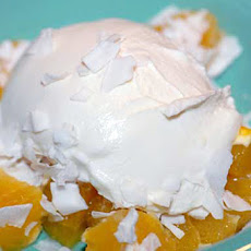 Yogurt with Orange and Coconut