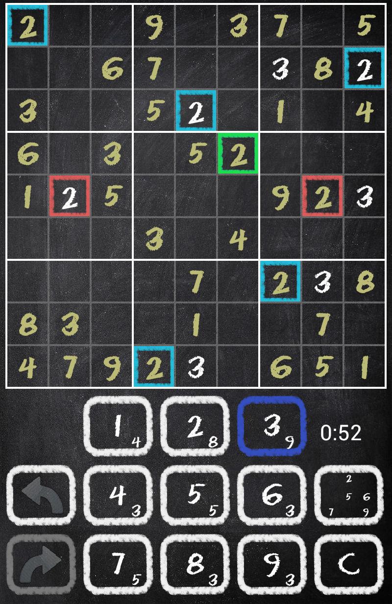 Android application Sudoku PRO screenshort