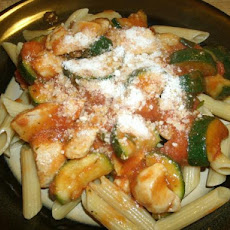 Zucchini and Tomato Parmesan