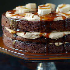 Caramel Banana Cake