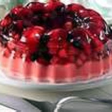 Raspberry Walnut Thanksgiving Jello Mold (Dairy)