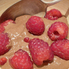 Raw Chocolate and Raspberry Pudding