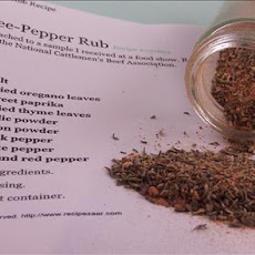 Spicy Three-Pepper Rub