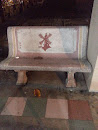 Windmill Bench With Chinese Wordings