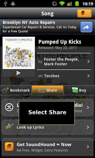 spotin-spotify-quick-search for android screenshot