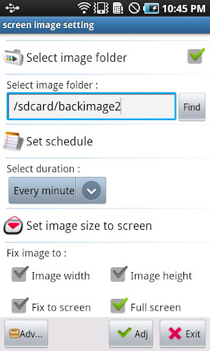 Background image switcher