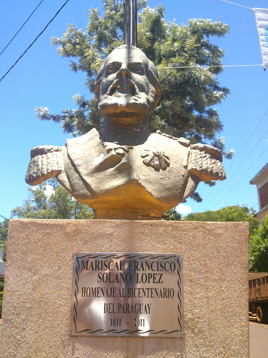 Busto Mcal. Francisco Solano Lopez