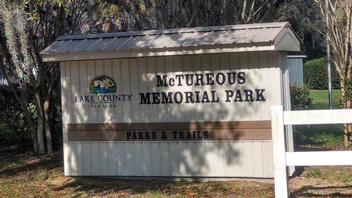 McTureous Memorial Park Entrance Sign