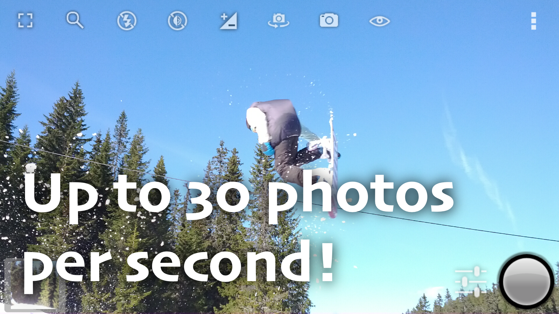 Android application Fast Burst Camera screenshort