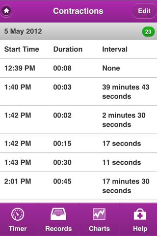 【免費醫療App】Contraction Help-APP點子