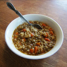Brown Rice-Lentil Soup