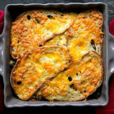 Kale, Mushroom, and Cheddar Bake