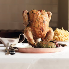 Roast Chicken with Garlic Sauce