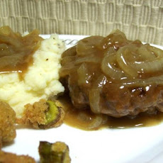 Salisbury Burger Patties With Caramelized Onions