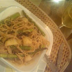 Artichoke and Shrimp Linguine