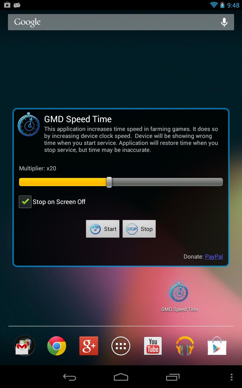 Android application GMD Speed Time ★ root screenshort