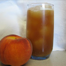 Sweet Iced Peach Tea