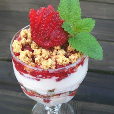 Strawberry and Cream Cheese Parfait
