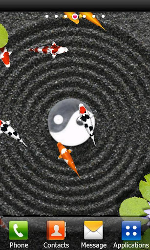 Koi Zen Water Garden live wall