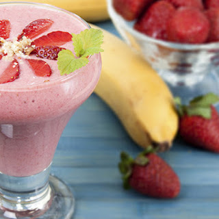Strawberry Banana Protein Smoothie