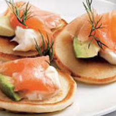 Salmon & Avocado Blinis