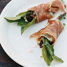 Bitter-Greens Salad Wrapped in Prosciutto