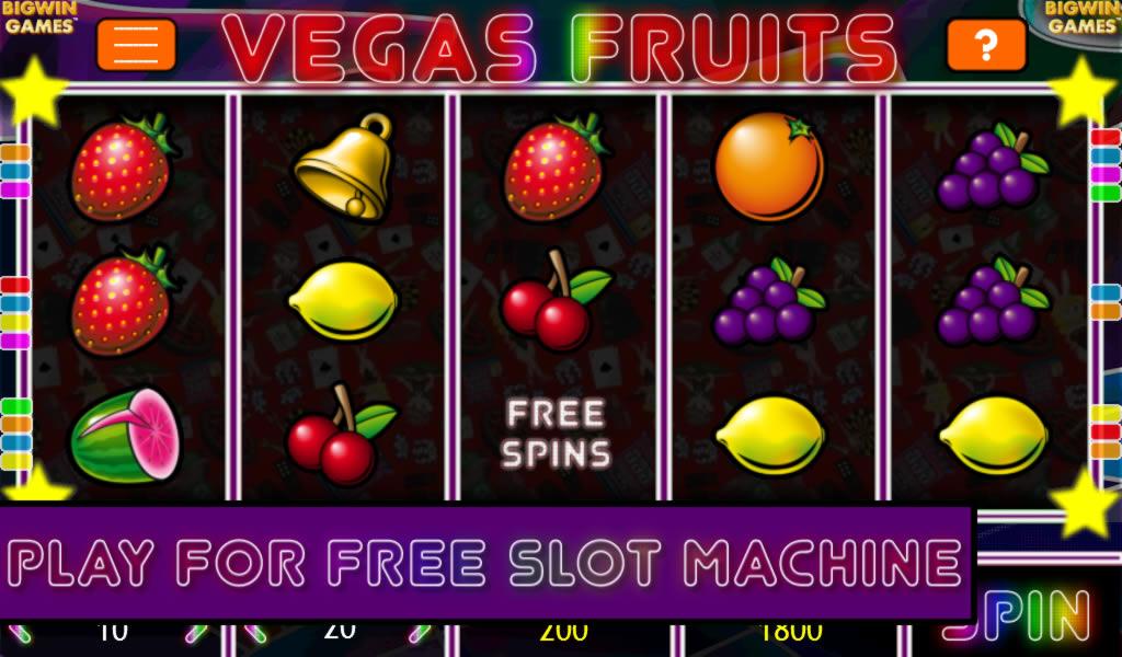Android application Vegas Fruits Pro Slot Machine screenshort